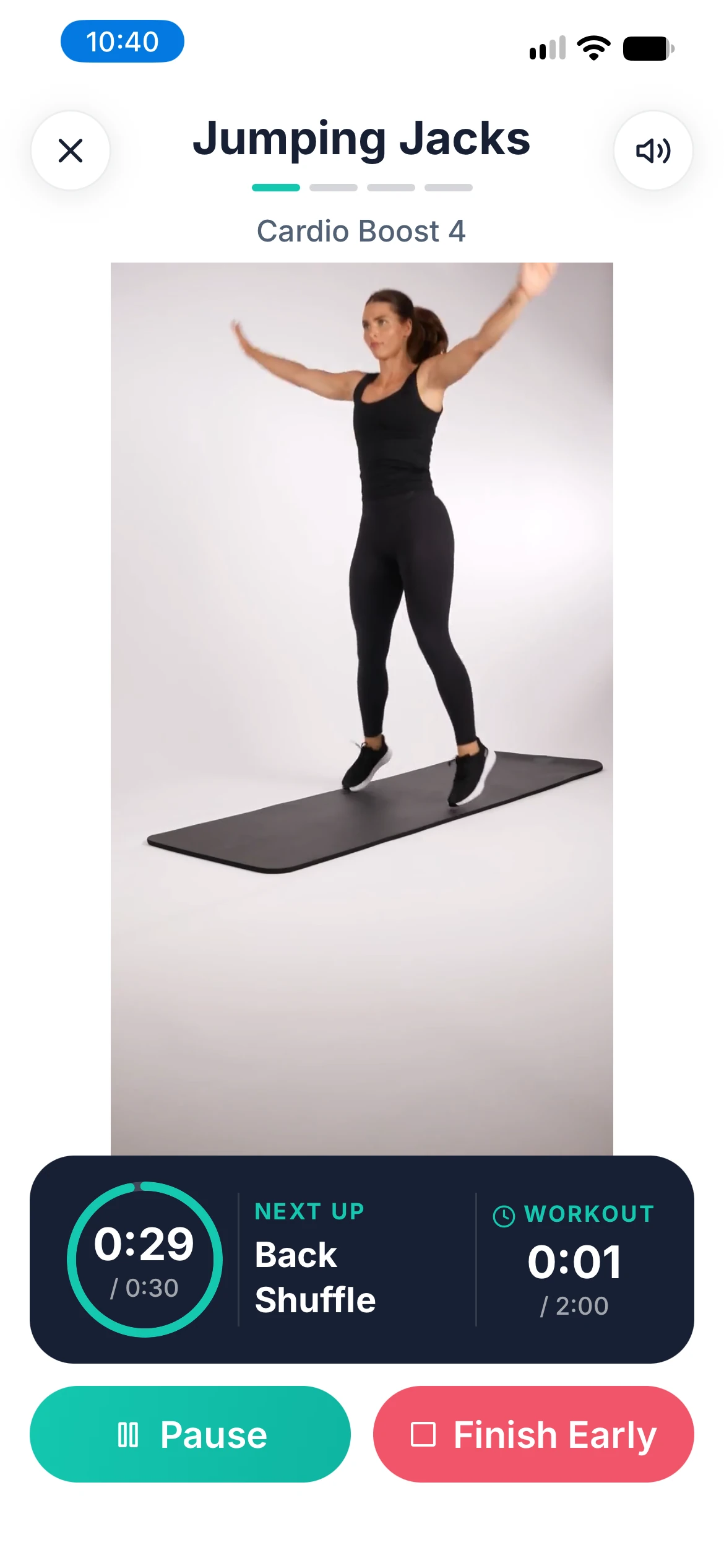 VAVIVA guided Move workout player